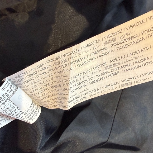 Mango MNG Black and White Patterned Blazer Size 4 - Picture 6 of 6